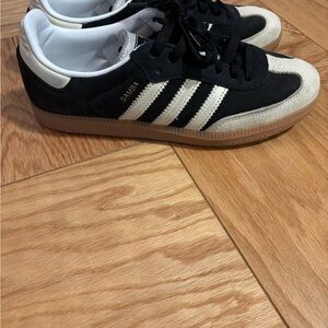 Adidas Samba Black and White Trainers